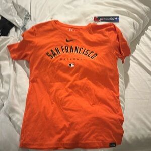 Nike Big Kids Authentic MLB SF Giants Tee shirt size M(10-12)